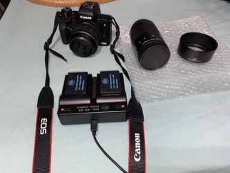 Canon EOS M50 plus 55-200mm