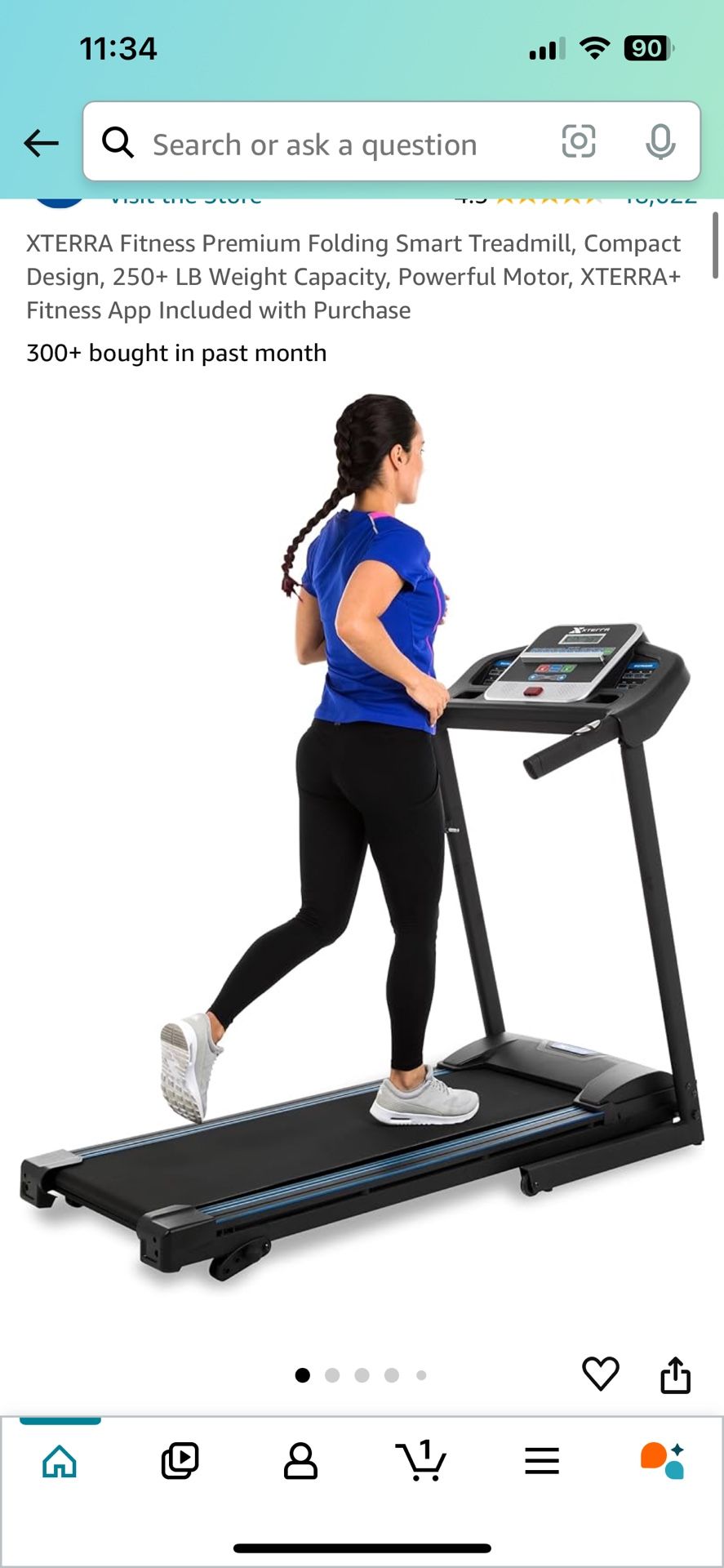 XTERRA Fitness Premium Folding Smart Treadmill Compact Design 250 LB Weight Capacity Powerful Motor XTERRA Fitness App Included with Purchase for Sale in Las Vegas NV OfferUp