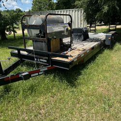 Car Hauler Trailer With New Predator  Generator 