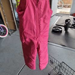 Little Girl Snow Overall 