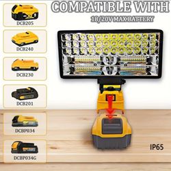 LED Flashlight for Dewalt Battery (Battery not include)