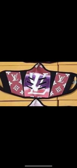 This multi color leather mask in stock