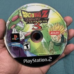 PlayStation 2 Dragon Ball Z Budokai Tenkaichi 3 Disc Only Tested
