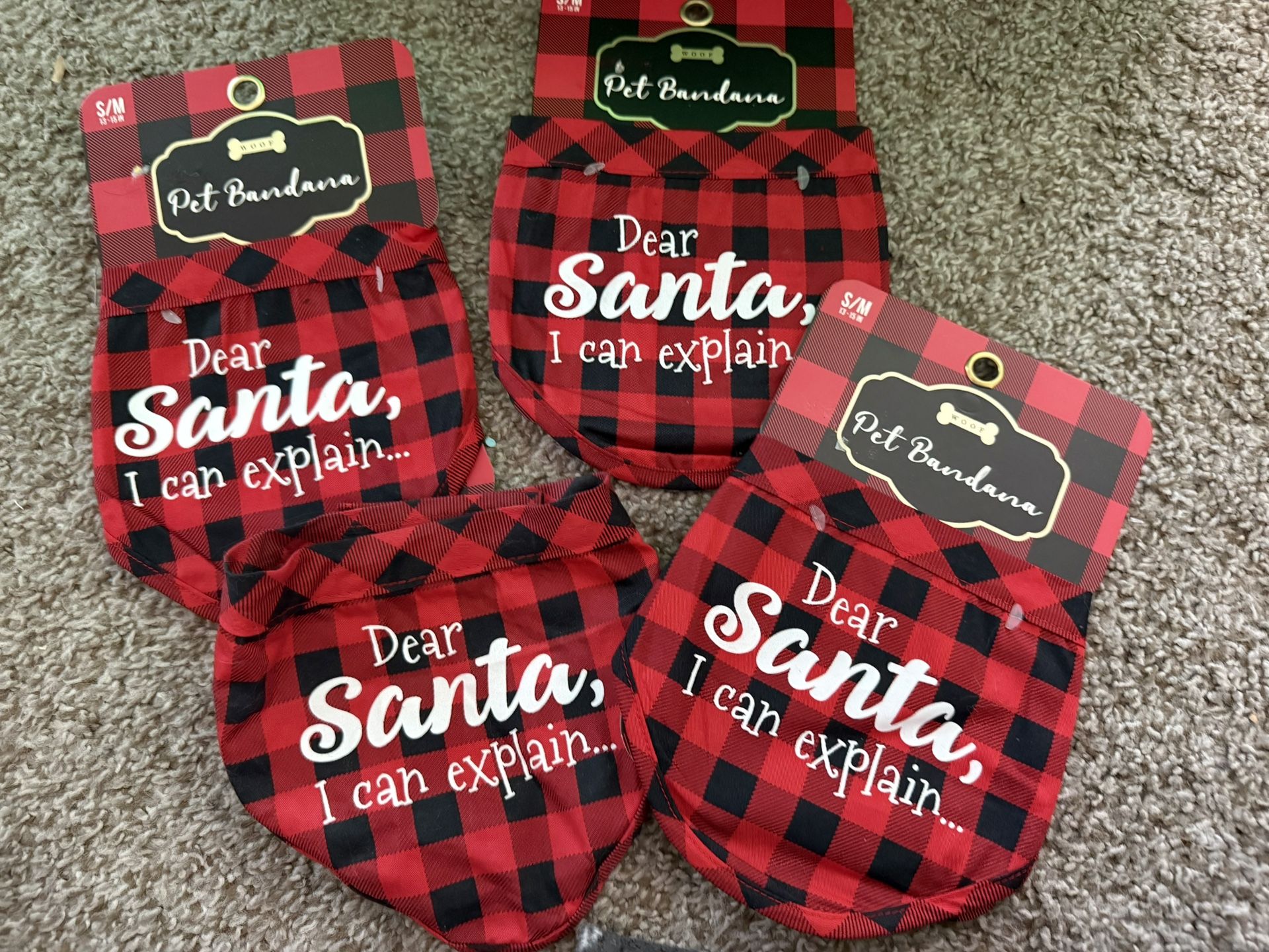 Christmas Dog Bandanas