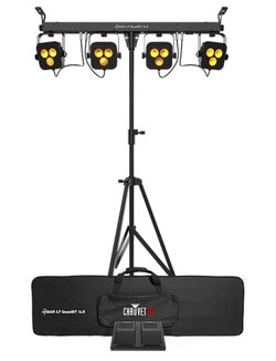 Chauvet DJ 4BAR LT QuadBT ILS Pack and Go Wash Lighting Systems with ILS