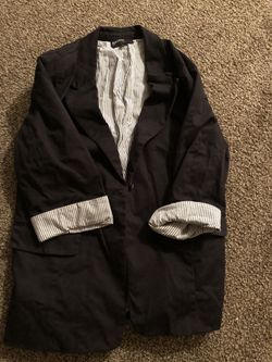 2 blazers , 1 furry vest and sweaters