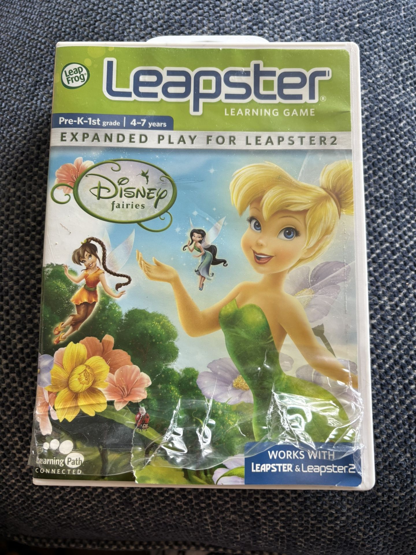 Disney Fairies Leap Frog Leapster 2 Learning Game Cartridge