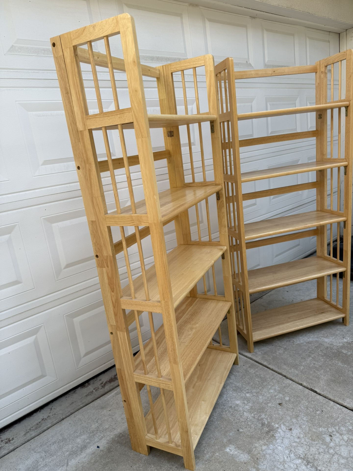 Matching Bookcases, 64”H x 27.5”W x 11.5”D