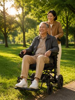 🔥 Lightweight Foldable Electric Wheelchair – Freedom Starts Here!