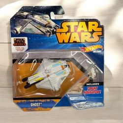 Hot Wheels Star Wars Rebels Ghost Diecast Starship With Flight Navigator 2014