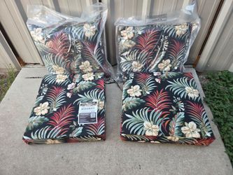 New 2 sets outdoor seat cushions