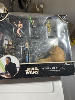Disney Parks Exclusive Star Wars RETURN OF THE JEDI 6 Figures Collectible Set