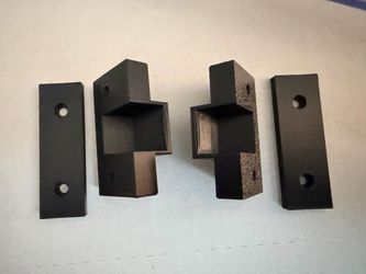 Technics 1200 Black plastic Mounting Brackets Set of 4