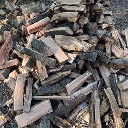 perfect seasoned oak split into 18in pieces 