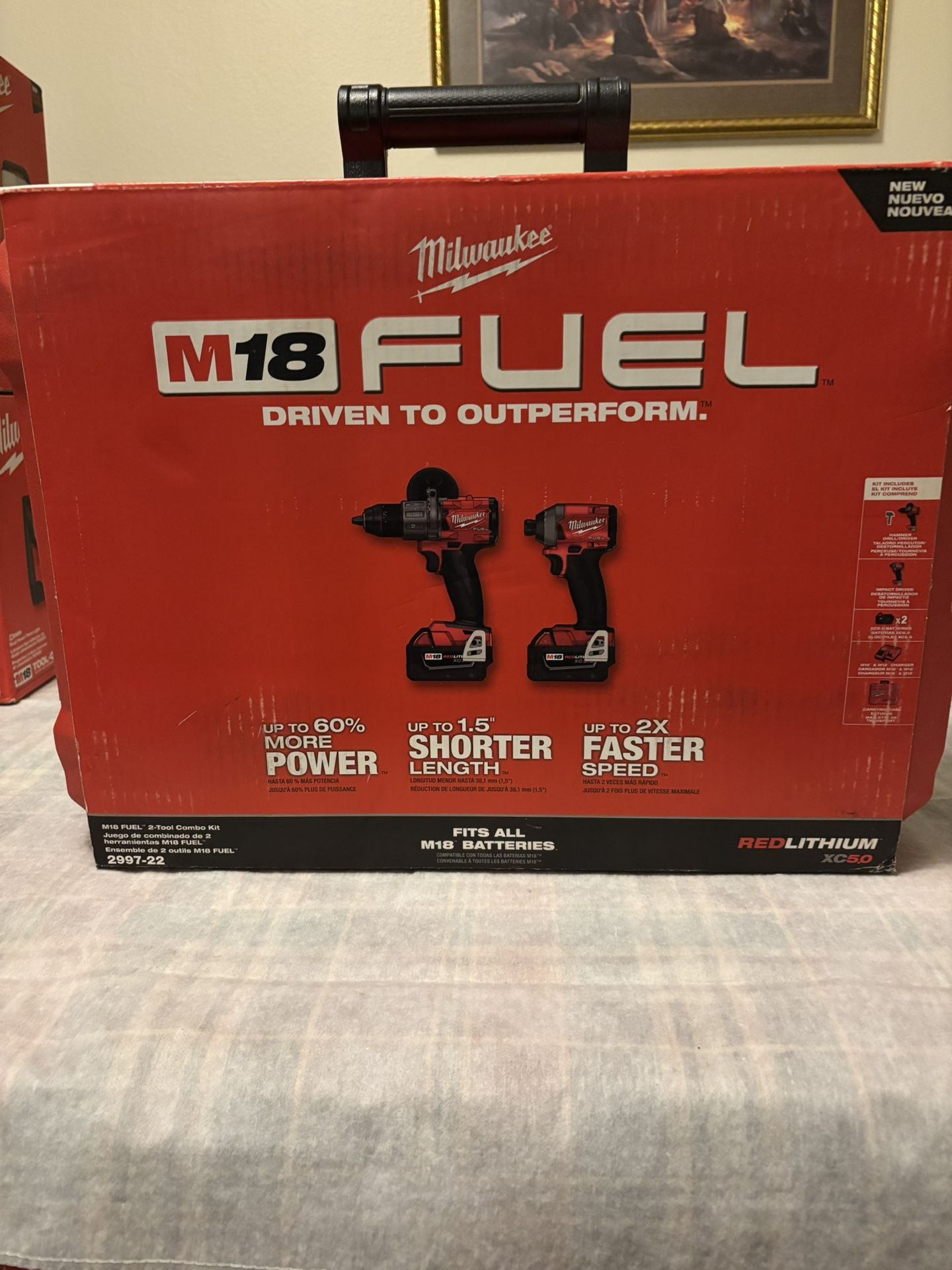 M18 FUEL 18V Lithium-Ion Brushless Cordless Hammer Drill and Impact Driver Combo Kit (2-Tool) with 2 Batteries