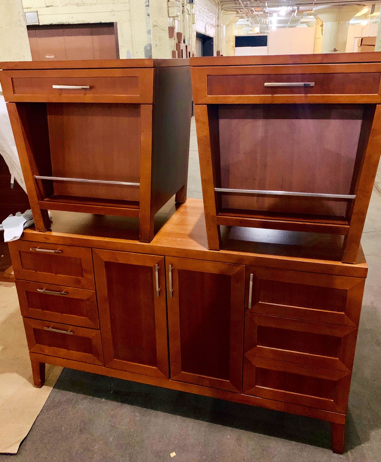 Dresser & nightstands- $60