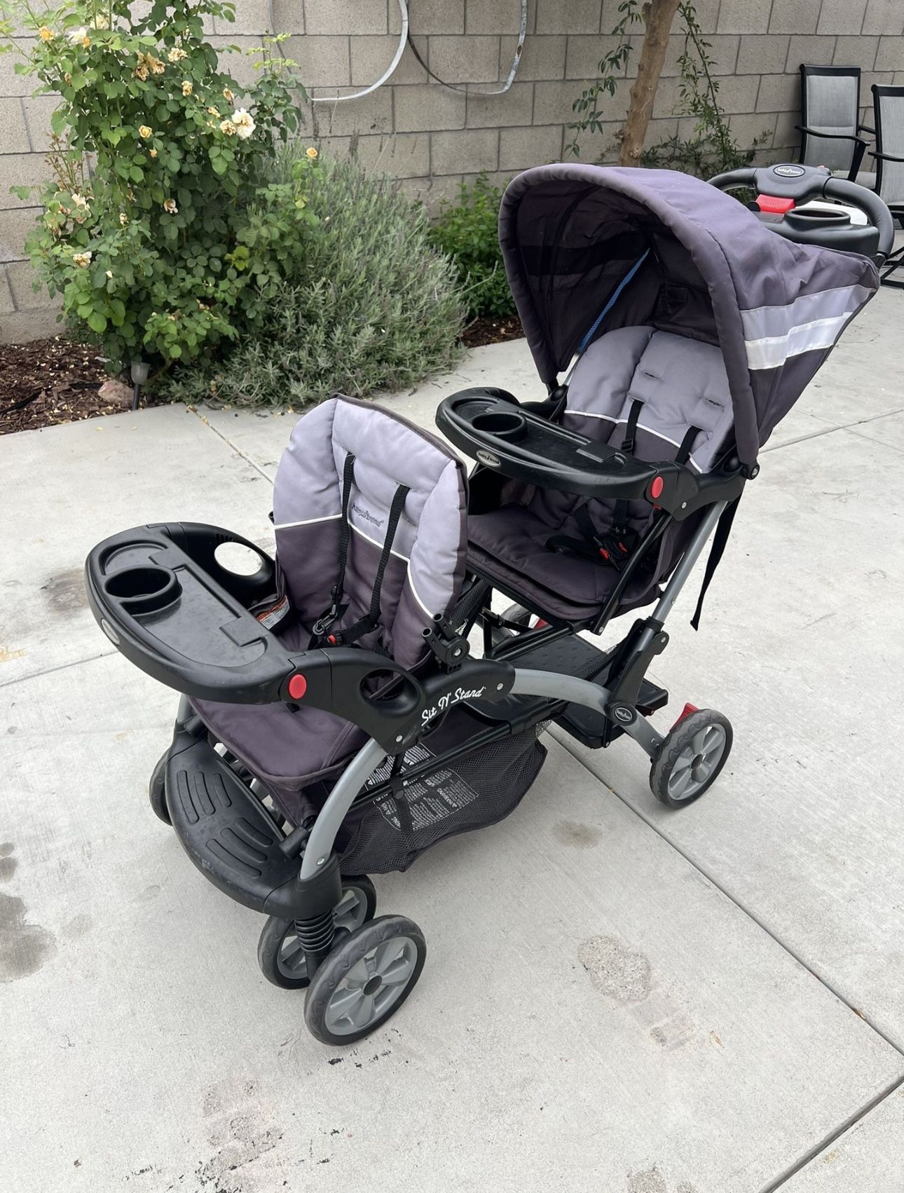 Baby Double Stroller
