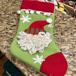 New Santa 17” Stocking