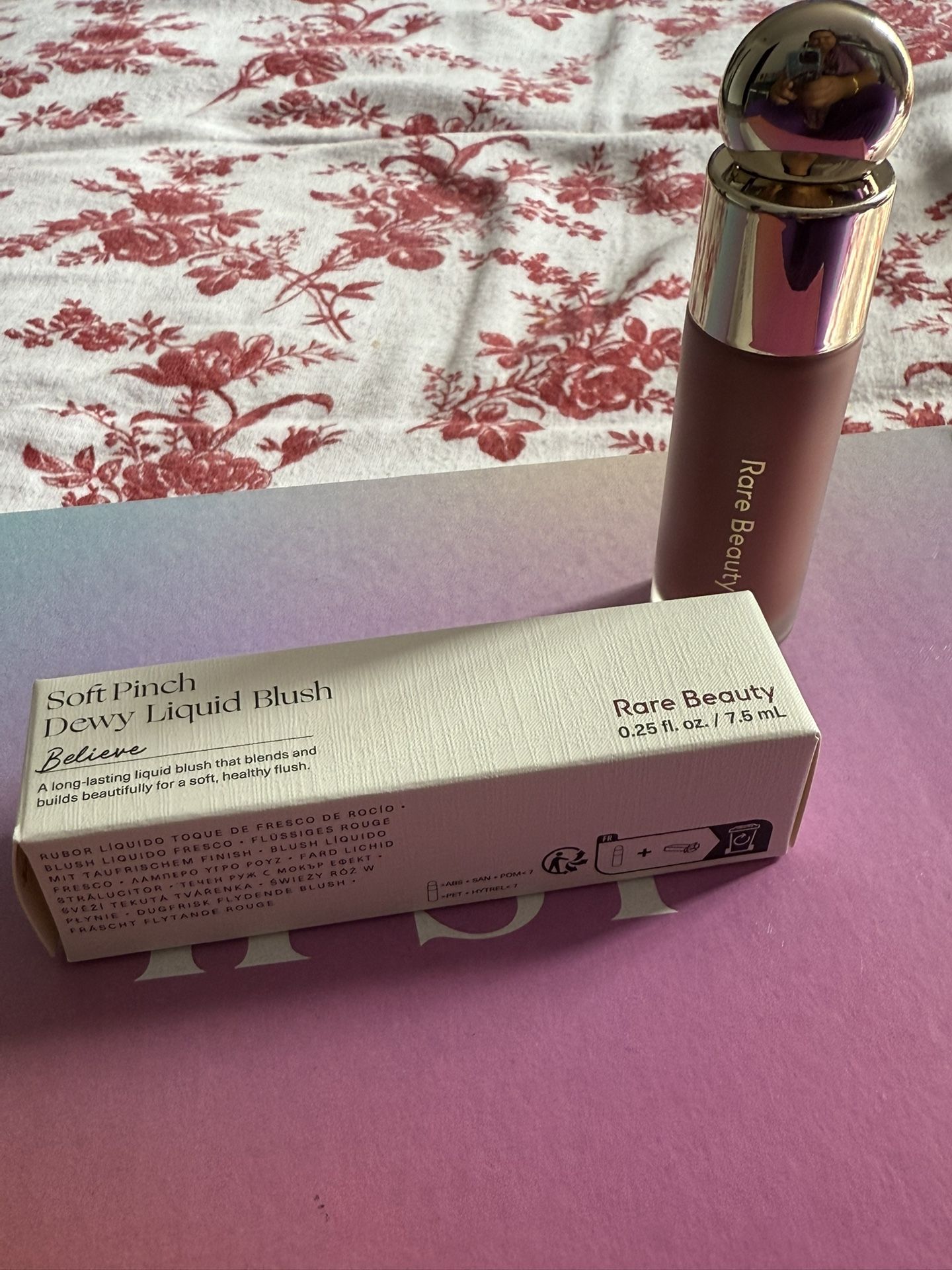 liquid rare beauty soft pinch blush color( believe)