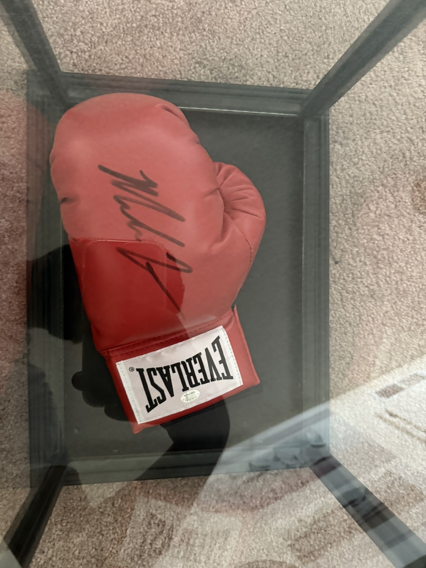 Mike Tyson Autographed Glove