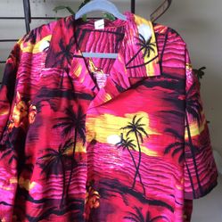 Hawaiian Men’s Shirt 2XL Beautiful Colors