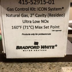 Bradford White Gas Control Kit (contact info removed)5-01