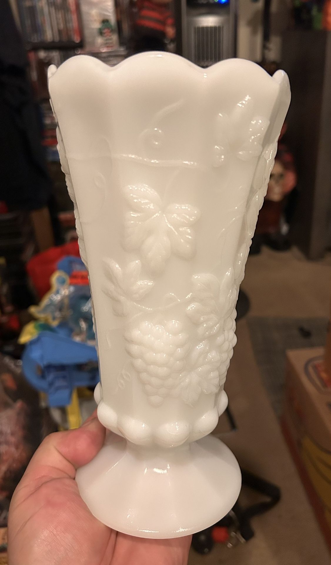 MILK GLASS VASE