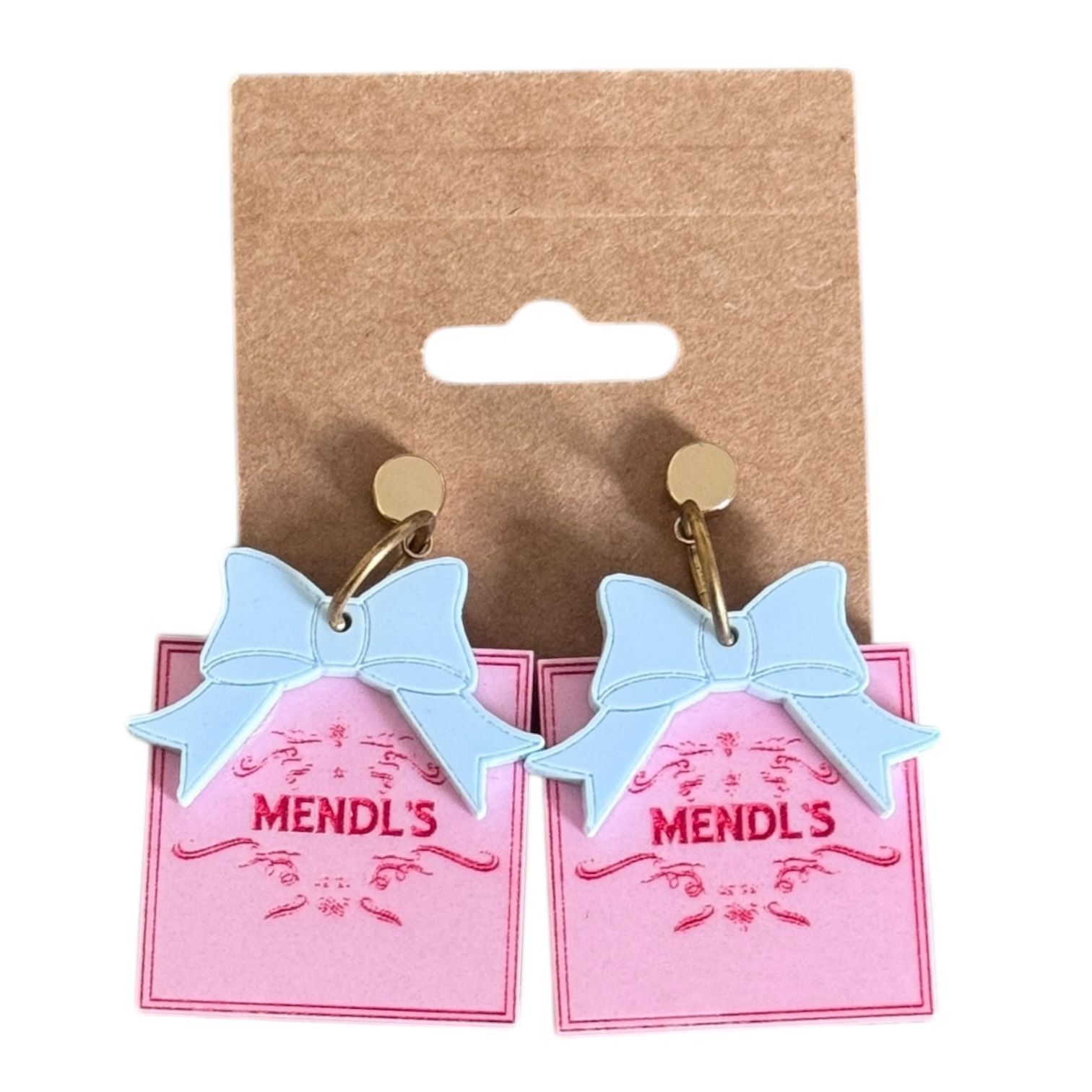 NEW Grand Budapest Hotel Mendl’s Pastry Box Drop Earrings