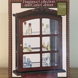 Gift Idea Fragrance Collection Curio Cabinet
