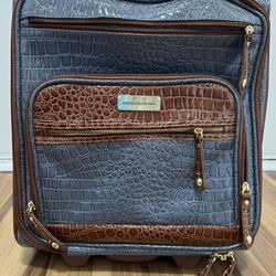 NEW Samantha Brown Carry On Rolling Suitcase 15" w/ telescopic handle, RFID security. SEE ALL BELOW!