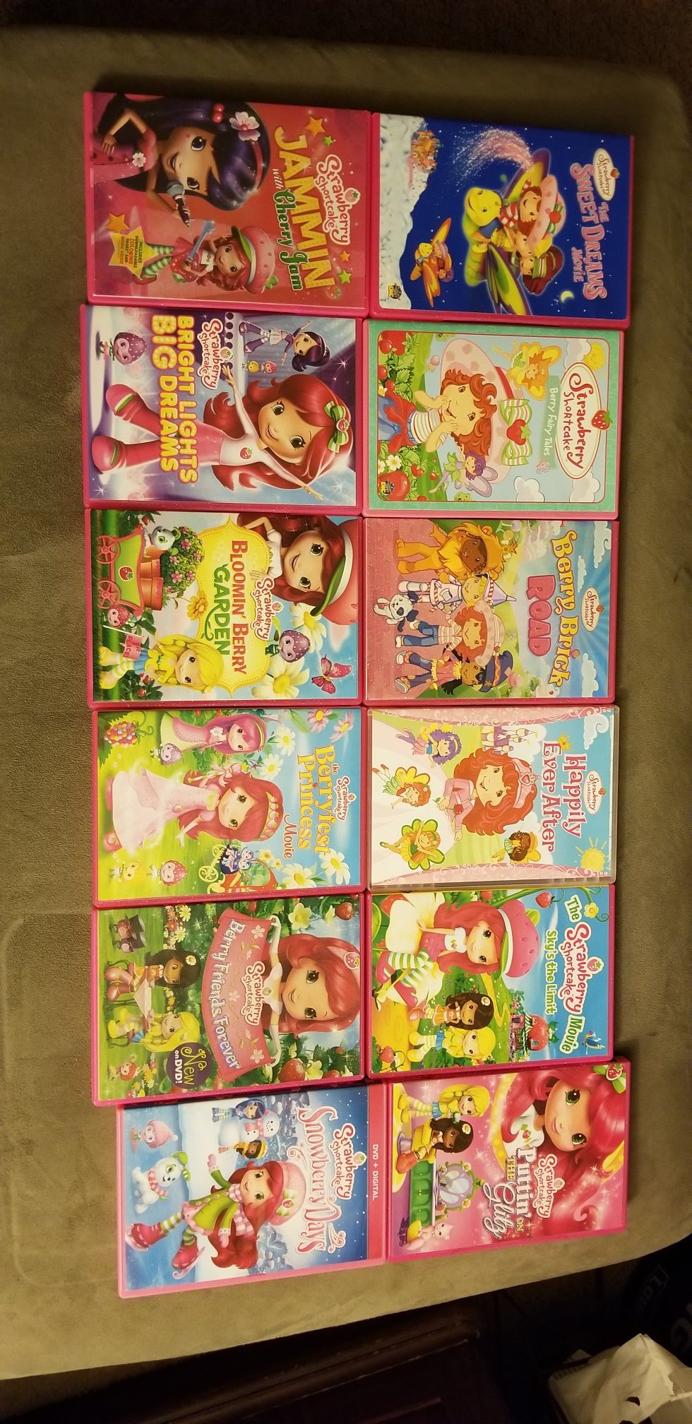 Strawberry Shortcake DVD lot