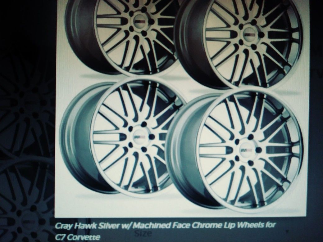 Cray Hawk wheels -chrome lips