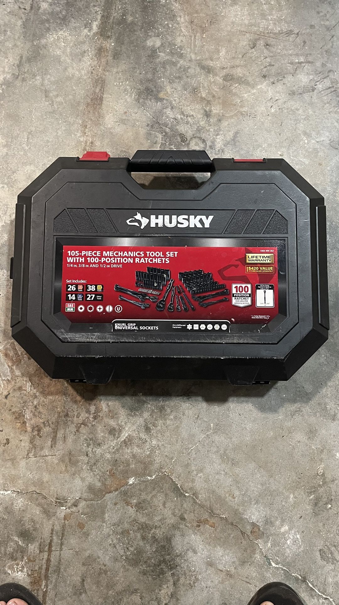 Husky 100 Position Lifetime Warranty (home Depot) for Sale in