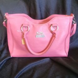 Pink Coach Bag