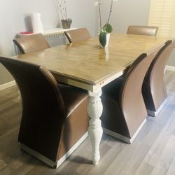 *** Dining Table With Six Chairs 🪑 ******
