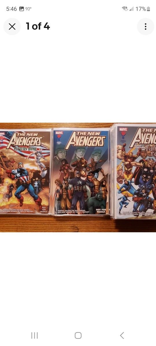 The New Avengers Comic Books, AAFES Military