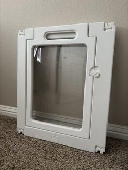 Clear white playpen