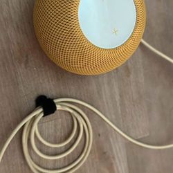 Yellow Mini Apple Homepod 