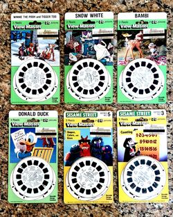 🎁 6 NEW Vintage View Master Reels. (Each Priced Separately)