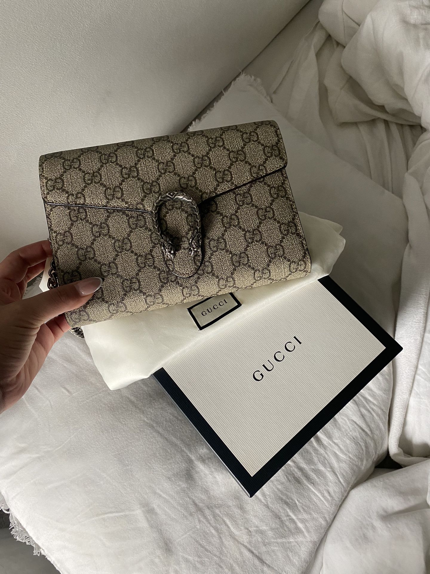 Gucci Dionysus GG Supreme Chain Wallet