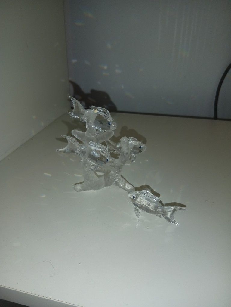 Crystal Fish Coral Statue
