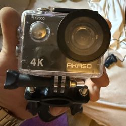 🎥 AKASO EK7000 4K Action Camera w/ Mounts & Case 🌊🏍️  Great little 4K action cam — works awesome for POV videos, fishing, biking, surfing, or anyth