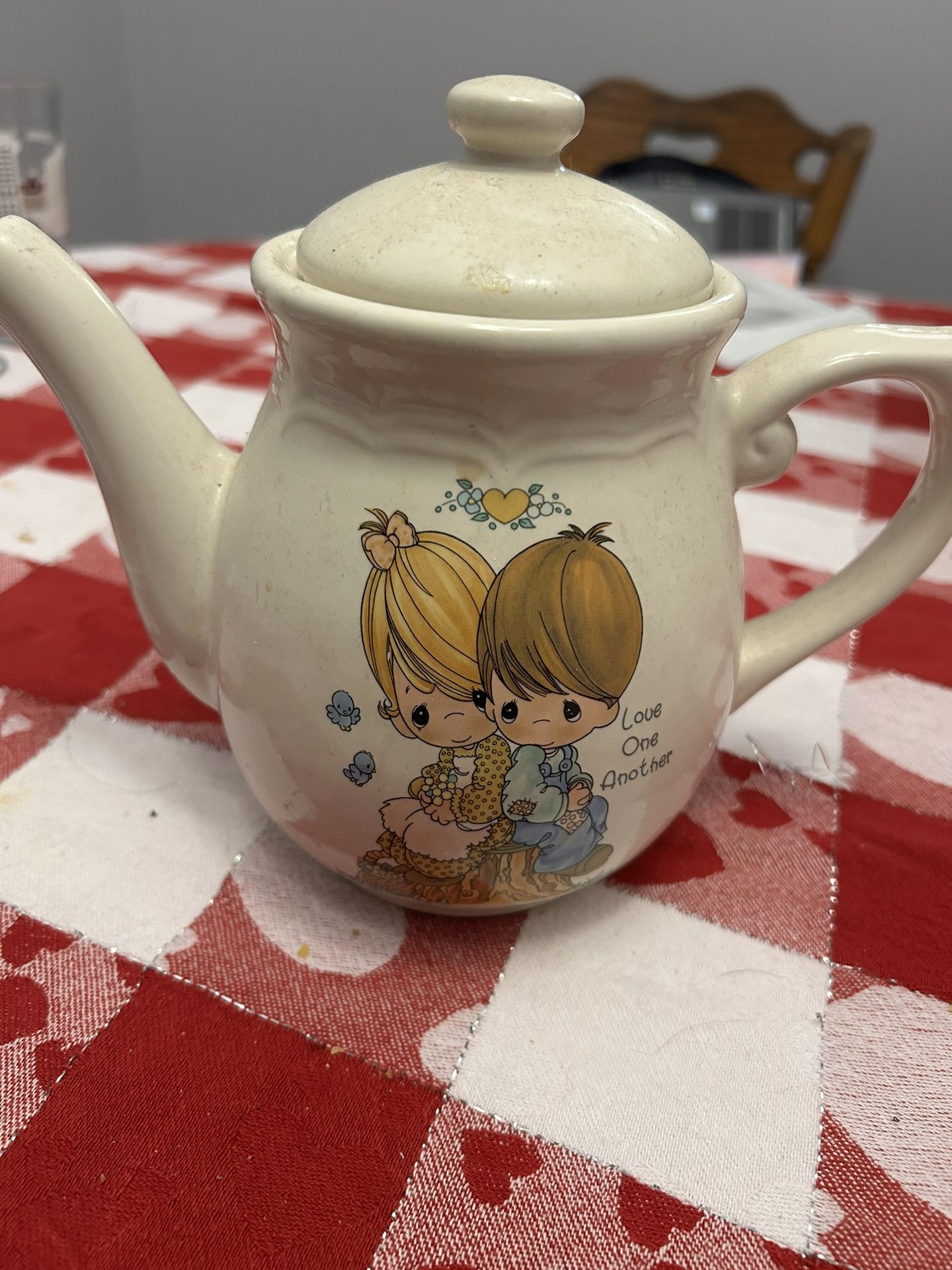 Precious Moments Tea Pot