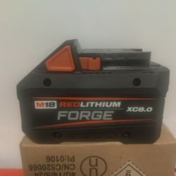 New Milwaukee M18 Forge 8.0 Battery