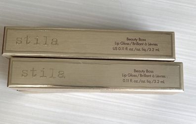 NEW Stila, Beauty Boss Lip Gloss, Kitten or Best Practice