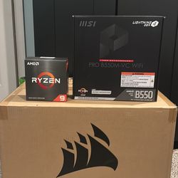 AMD AM4 PC bundle (CPU, Motherboard, and PC Case)