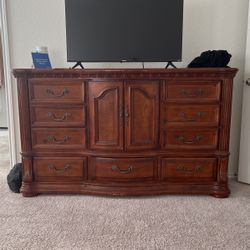 Solid Wood Antique Dresser