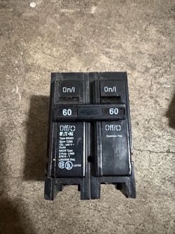 60 amp breaker 2-pole