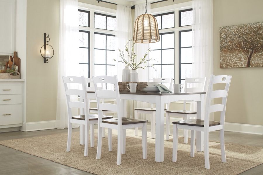 7pc Table Set New By Ashley