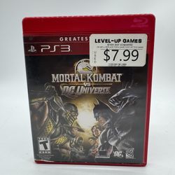 Mortal Kombat vs. DC Universe (Sony PlayStation 3, PS3 2008) Tested